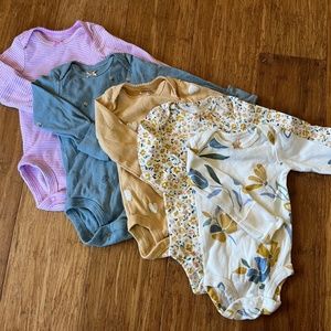 Newborn long sleeve onesies